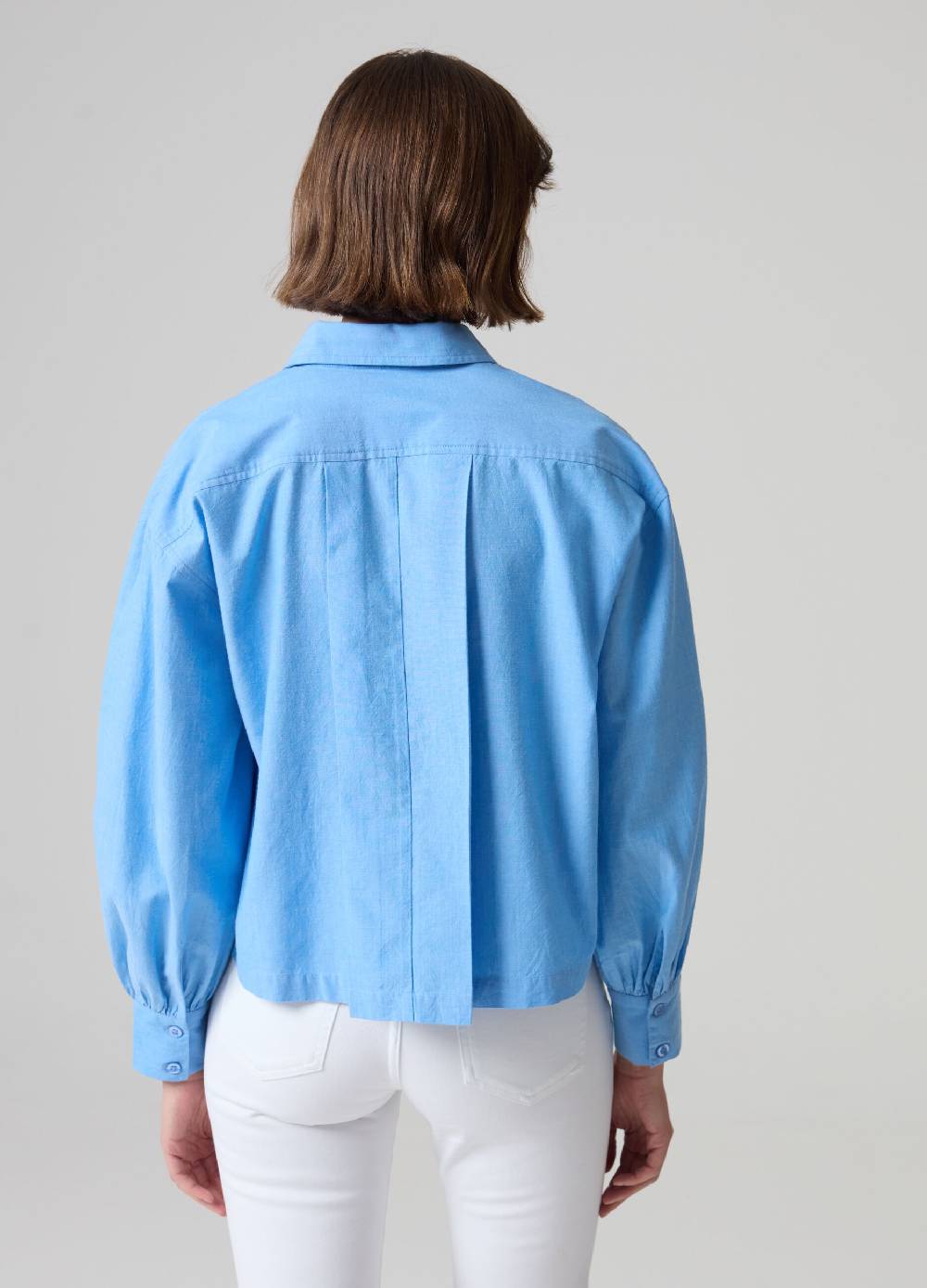 Ovs Blusa In Cotone Con Maniche A Sbuffo