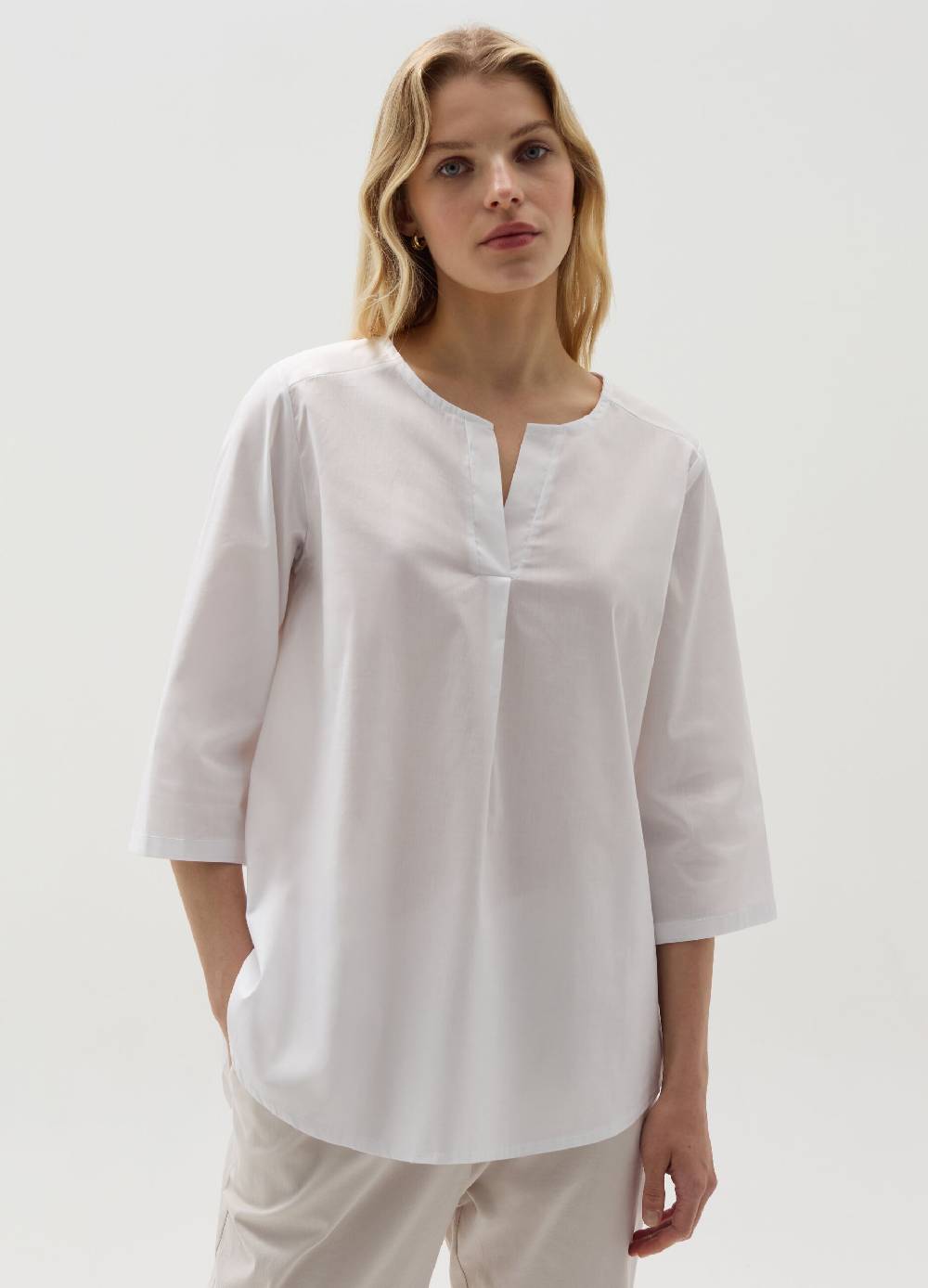 Ovs Blusa In Cotone Stretch