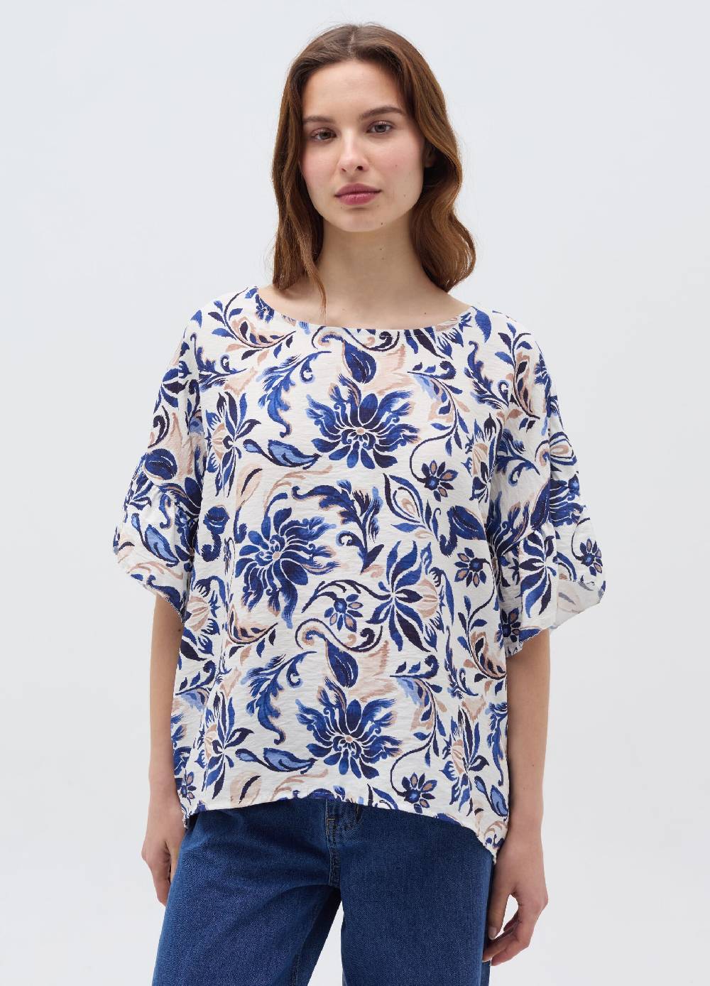 Ovs Blusa In Crêpe Floreale
