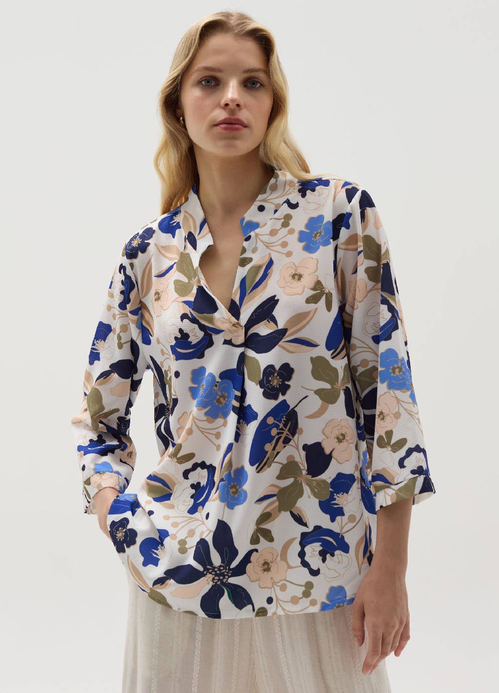 Ovs Blusa in crêpe floreale