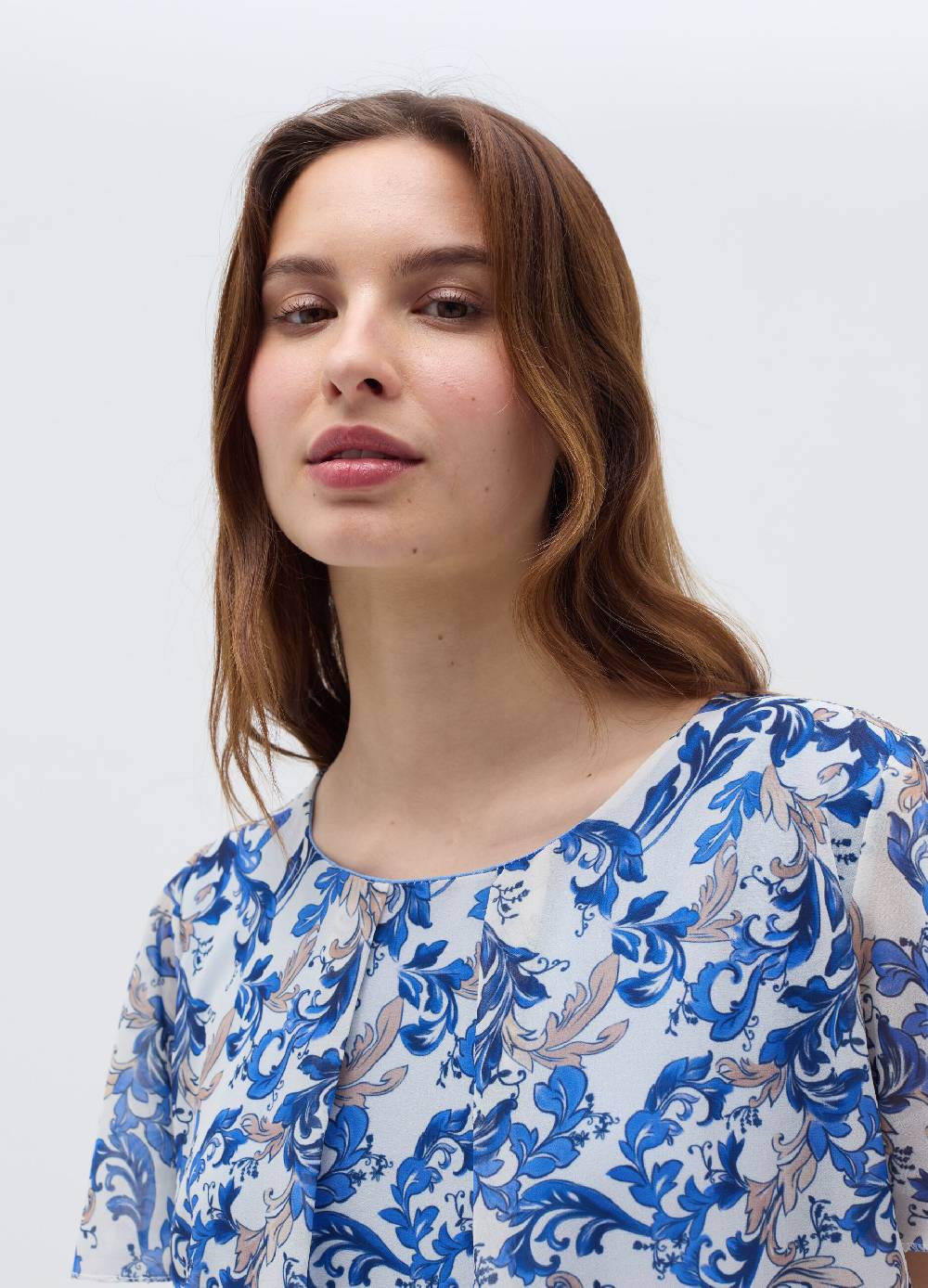 Ovs Blusa in fantasia con maniche ad aletta