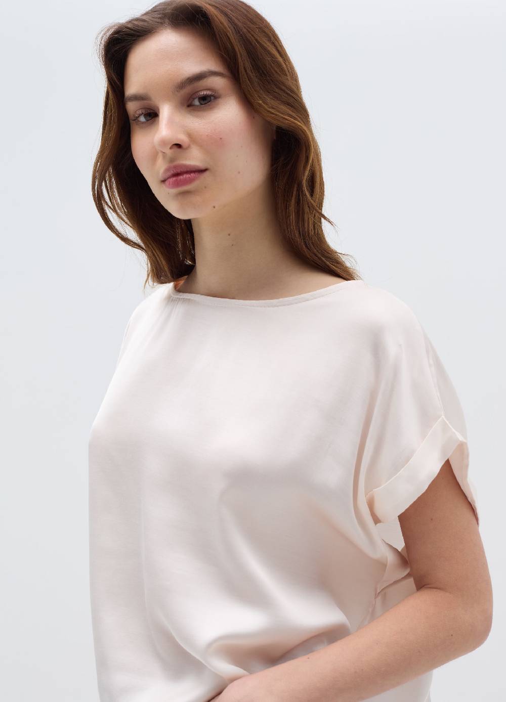 Ovs Blusa in satin con risvolti