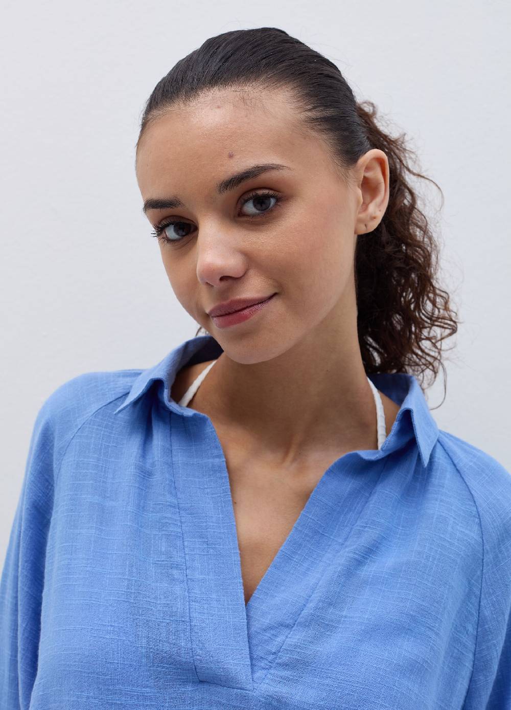 Ovs Blusa Lunga Copri Costume Con Scollo A Polo