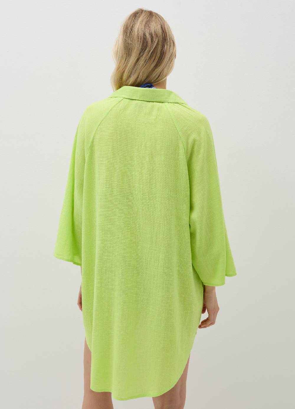 Ovs Blusa Lunga Copri Costume Con Scollo A Polo