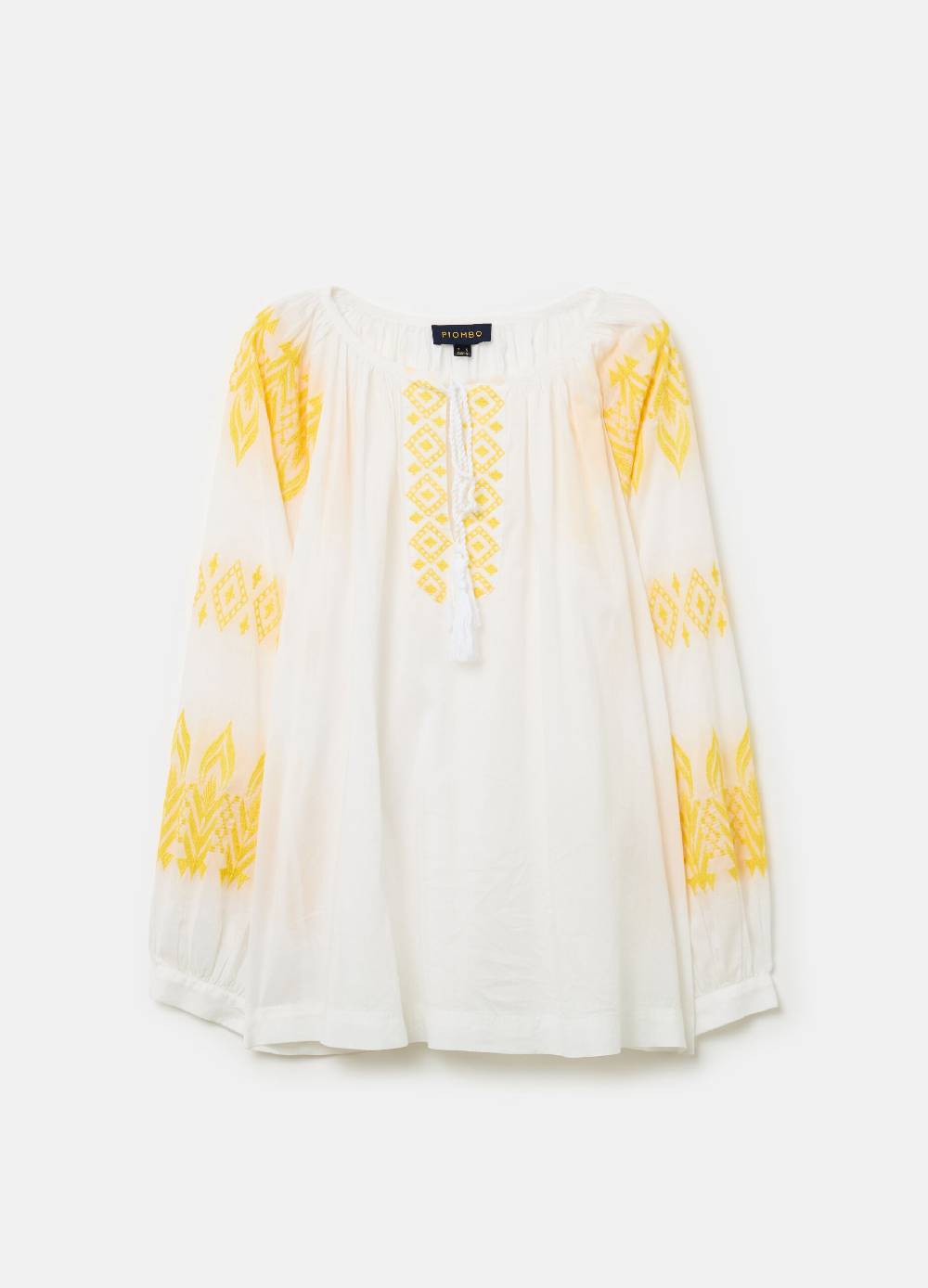 Ovs Blusa Over Con Ricami Etnici E Nappine