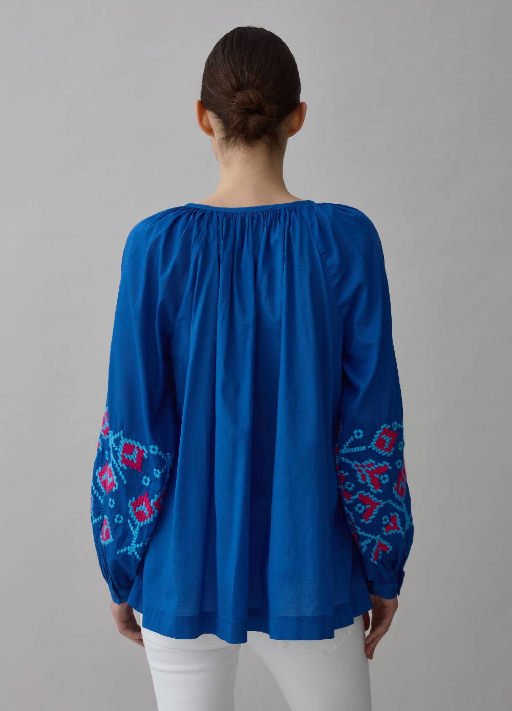 Ovs Blusa Over Con Ricami Etnici E Nappine