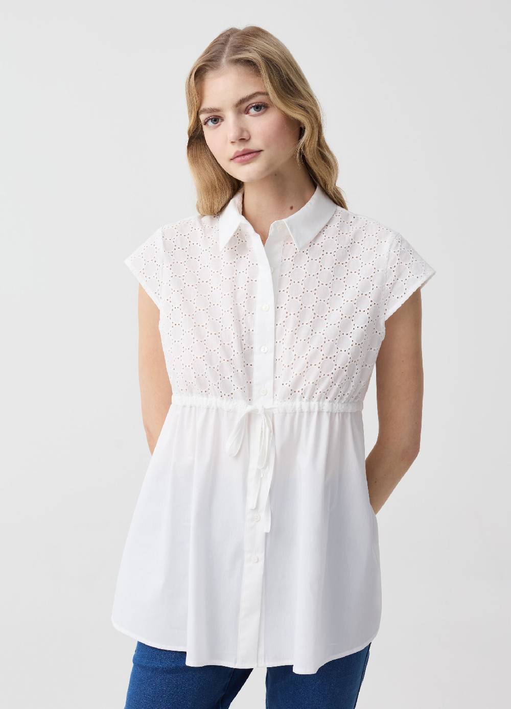 Ovs Blusa Premaman Con Inserti