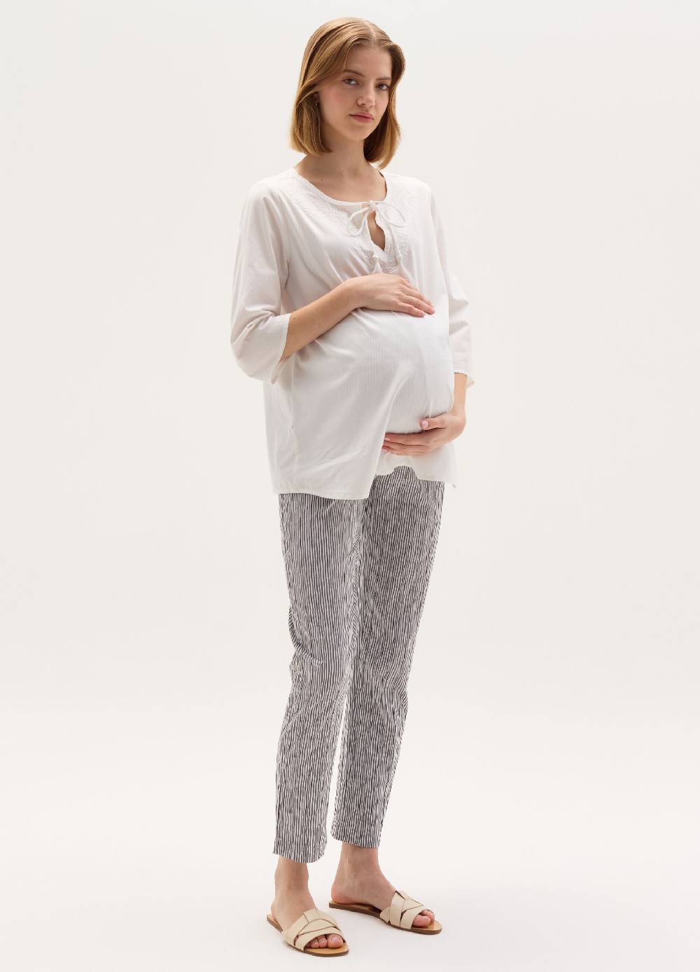 Ovs Blusa premaman con laccetto e nappine