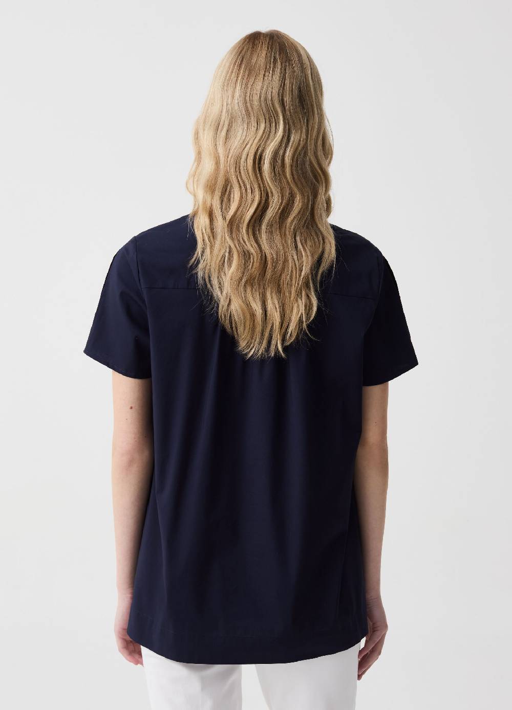 Ovs Blusa Premaman In Popeline Stretch