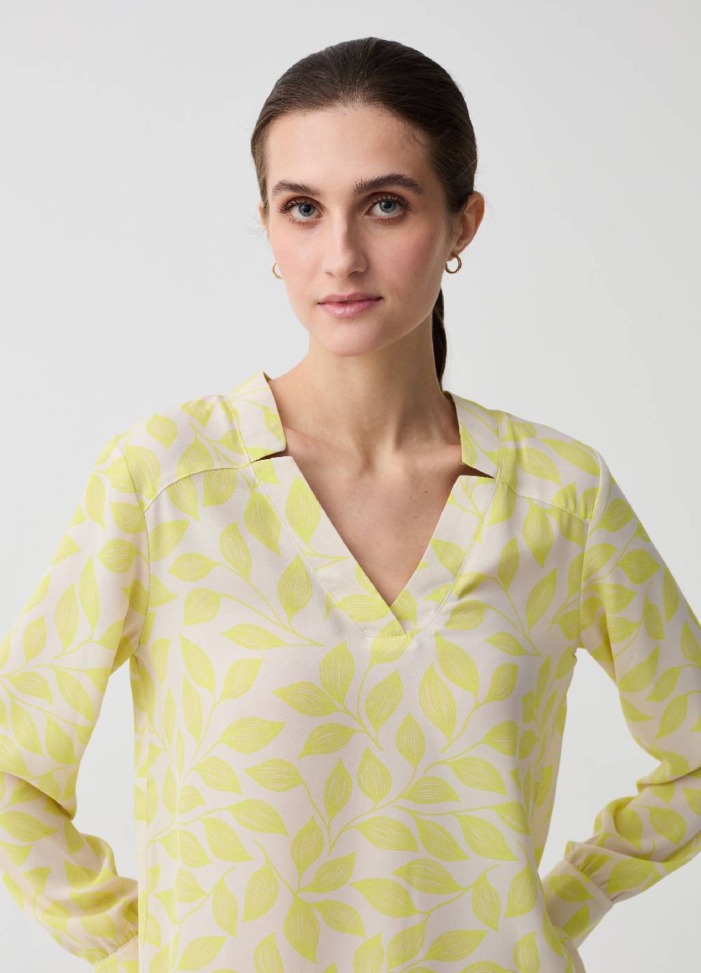 Ovs Blusa Scollo A V Con Spacchetti