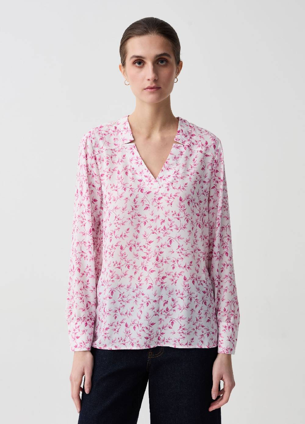 Ovs Blusa Scollo A V Con Spacchetti