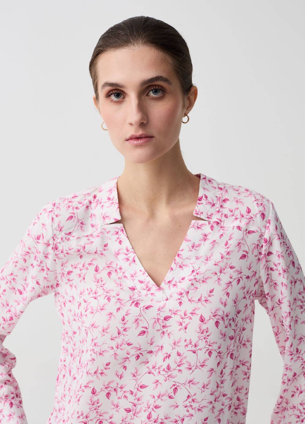 Ovs Blusa scollo a V con spacchetti