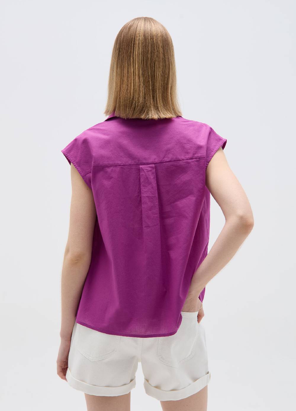 Ovs Blusa Smanicata Con Scollo A Polo