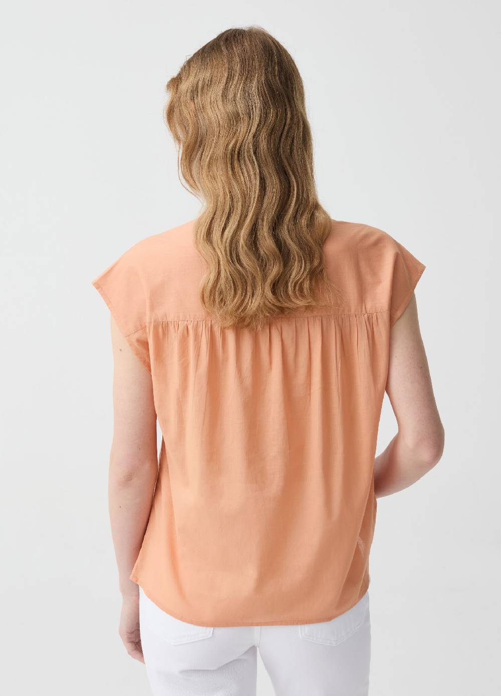 Ovs Blusa Smanicata Con Scollo Serafino