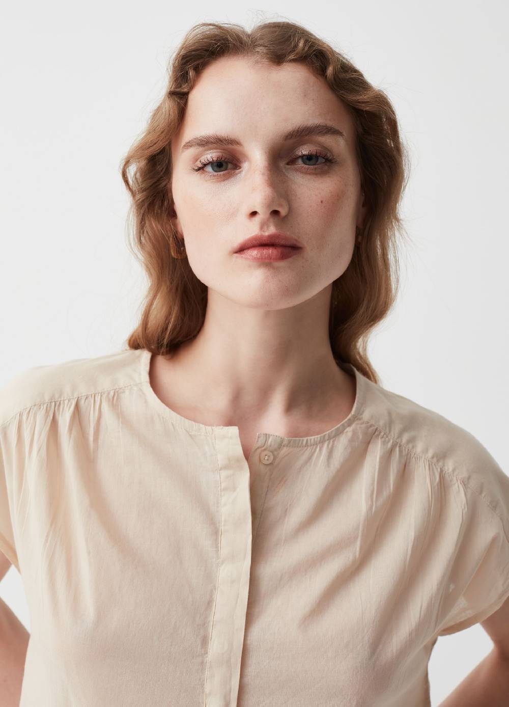 Ovs Blusa Smanicata Con Scollo Serafino