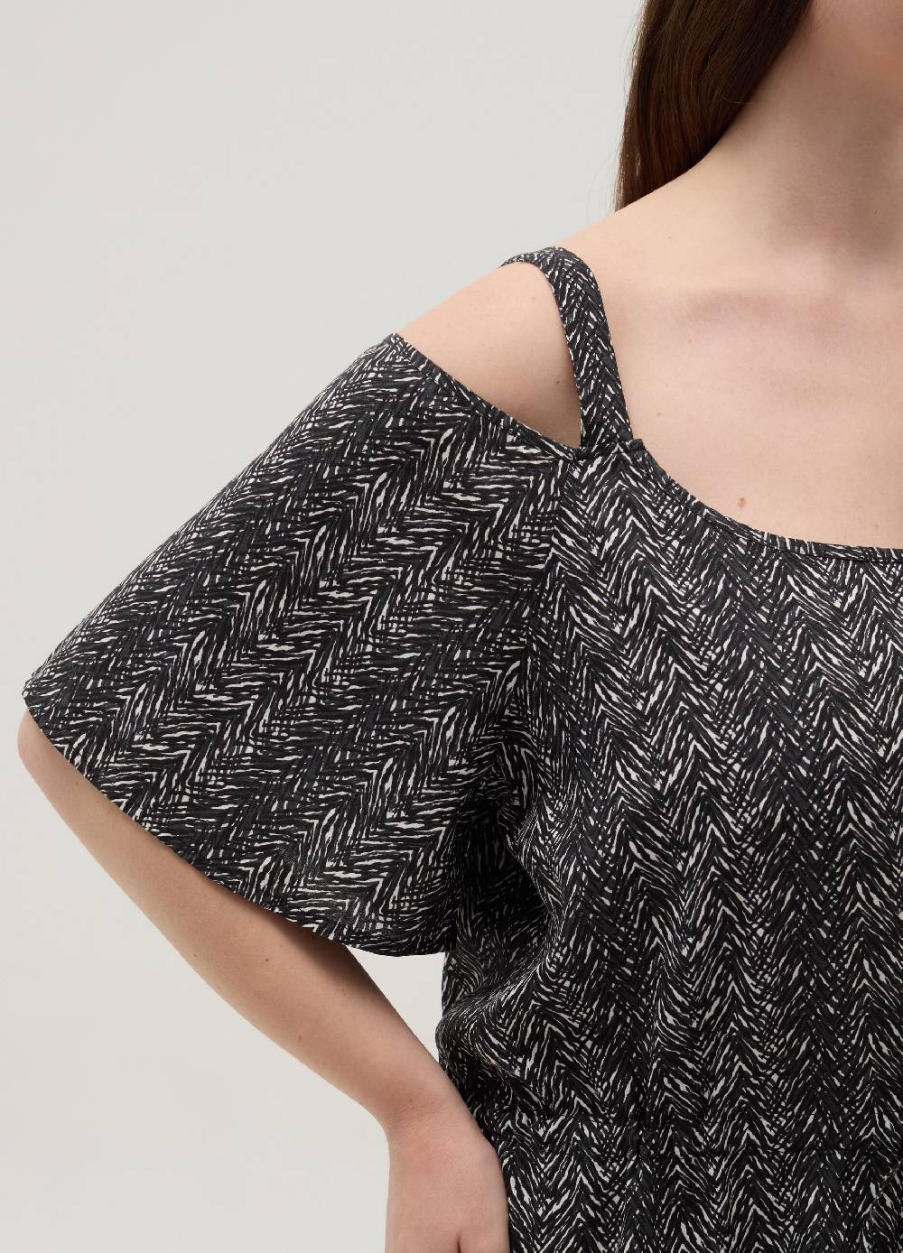 Ovs Blusa Stampata Con Spalle Scoperte Curvy