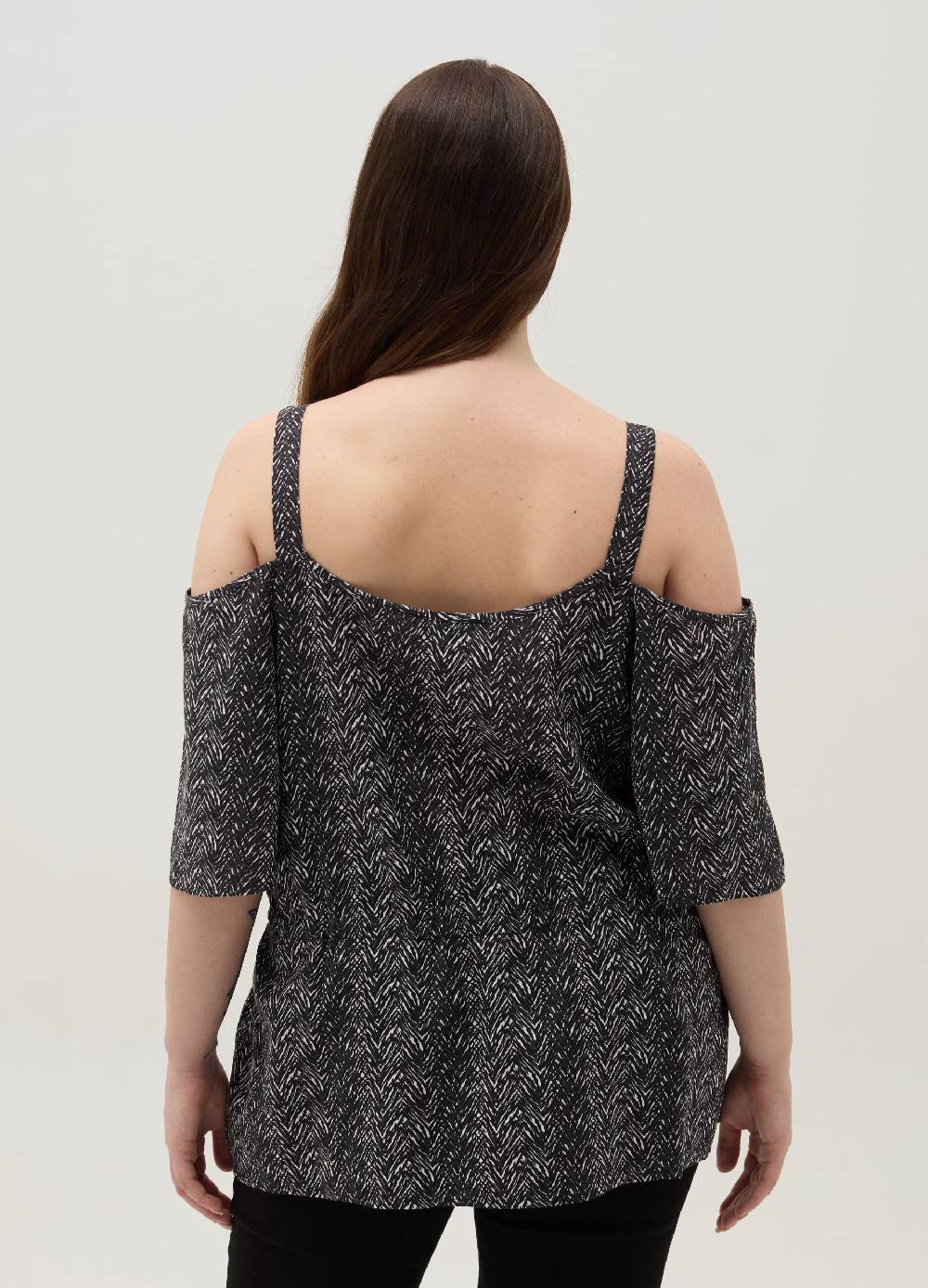 Ovs Blusa Stampata Con Spalle Scoperte Curvy