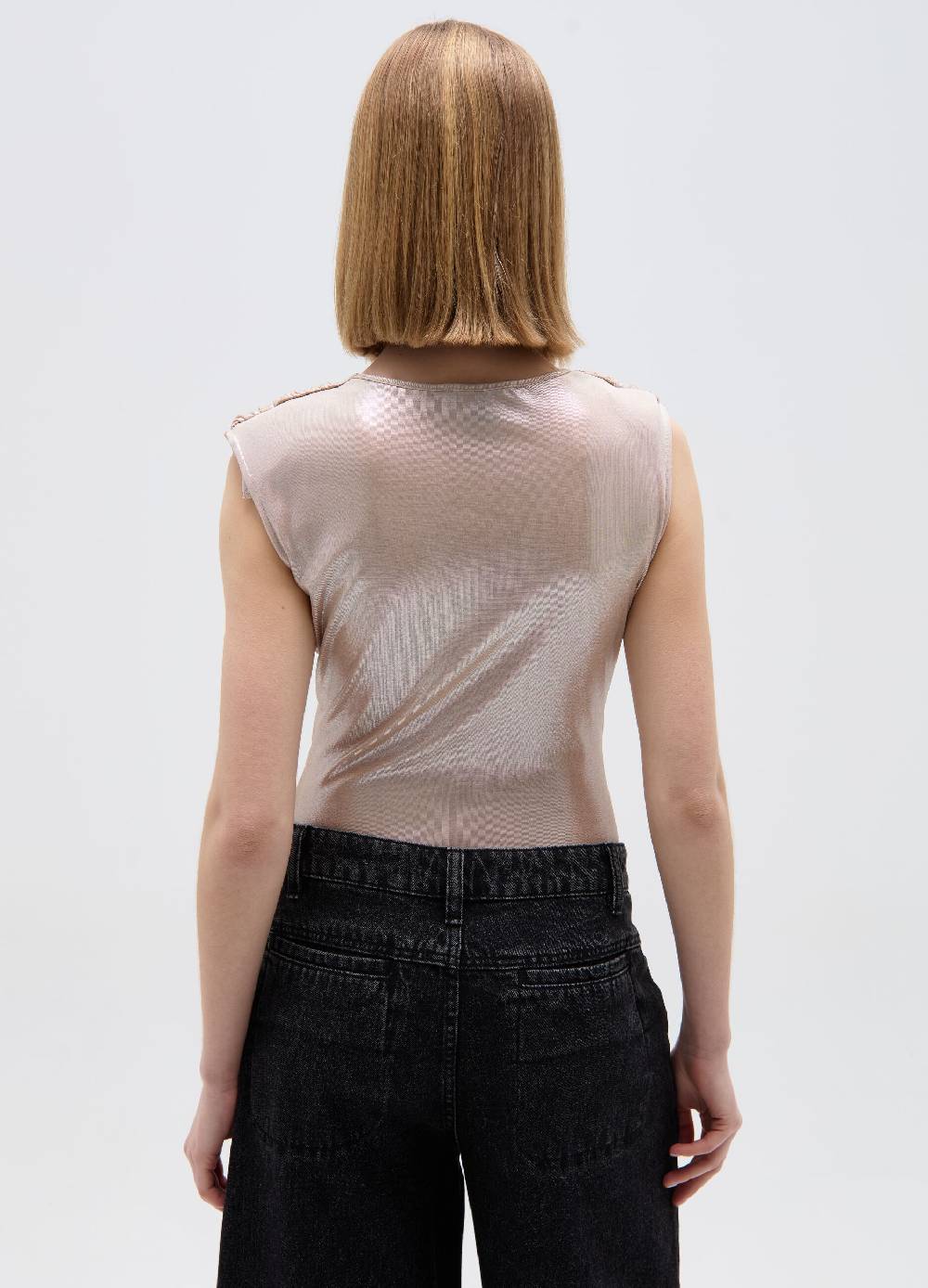 Ovs Body In Foil Boxy Fit Con Drappeggio