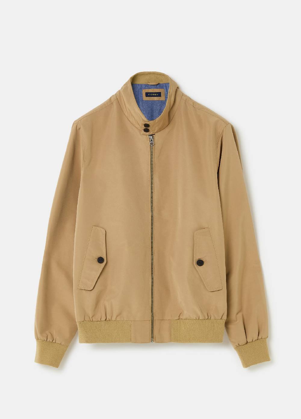 Ovs Bomber Full-zip A Collo Alto Con Bottoni