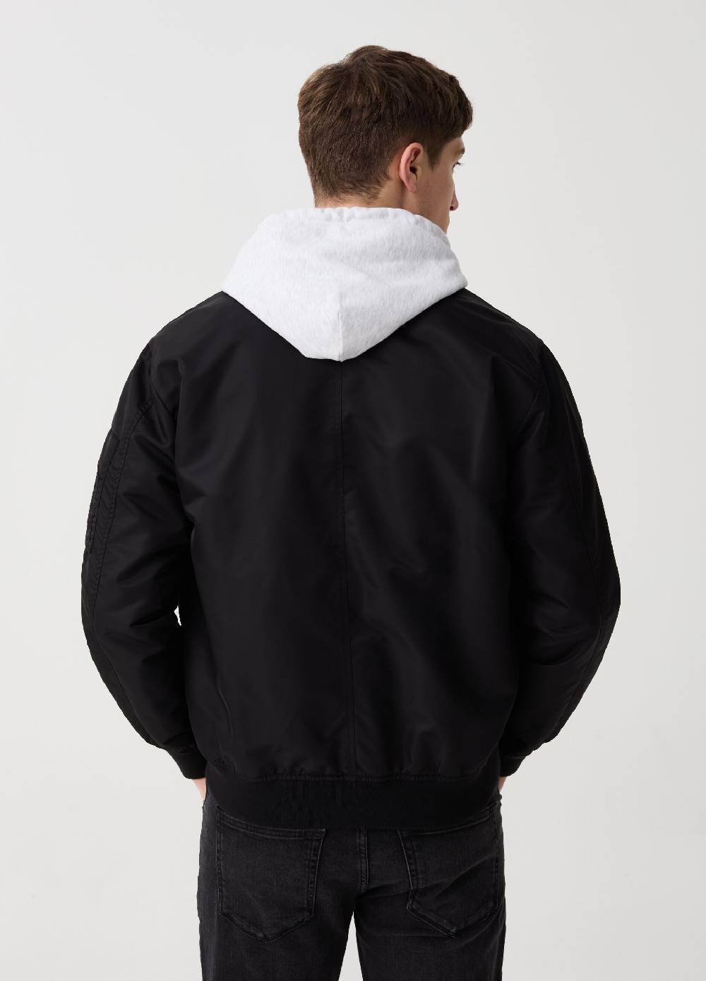Ovs Bomber Tinta Unita Full-zip