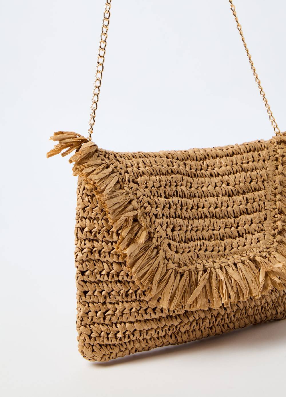 Ovs Borsa A Tracolla In Rafia