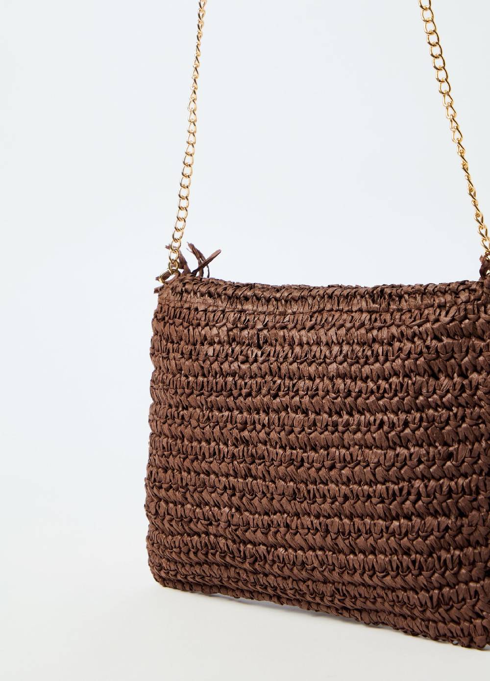 Ovs Borsa A Tracolla In Rafia