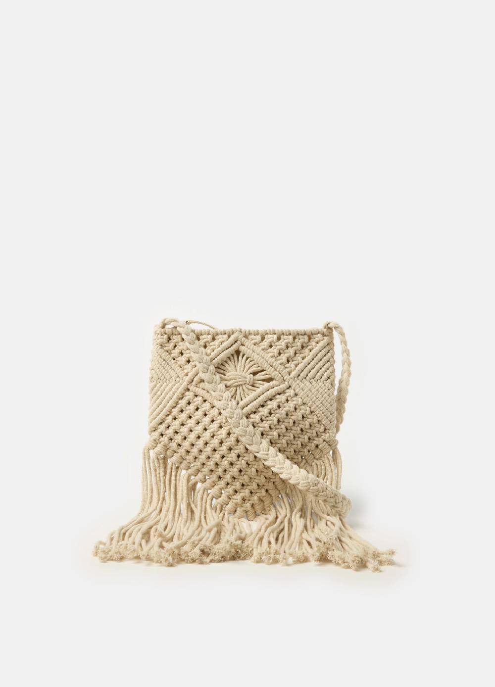 Ovs Borsa crochet con frange