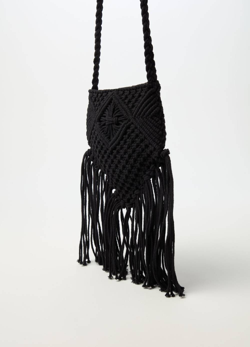 Ovs Borsa Crochet Con Frange