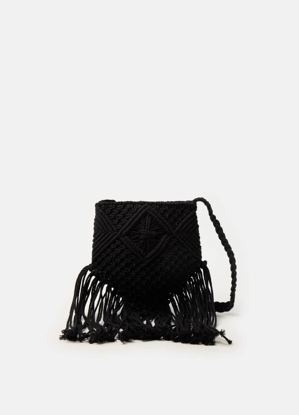 Ovs Borsa crochet con frange