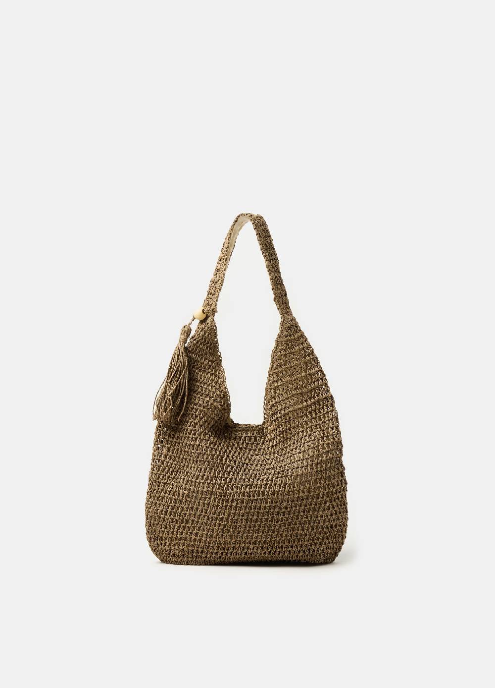Ovs Borsa hobo in rafia
