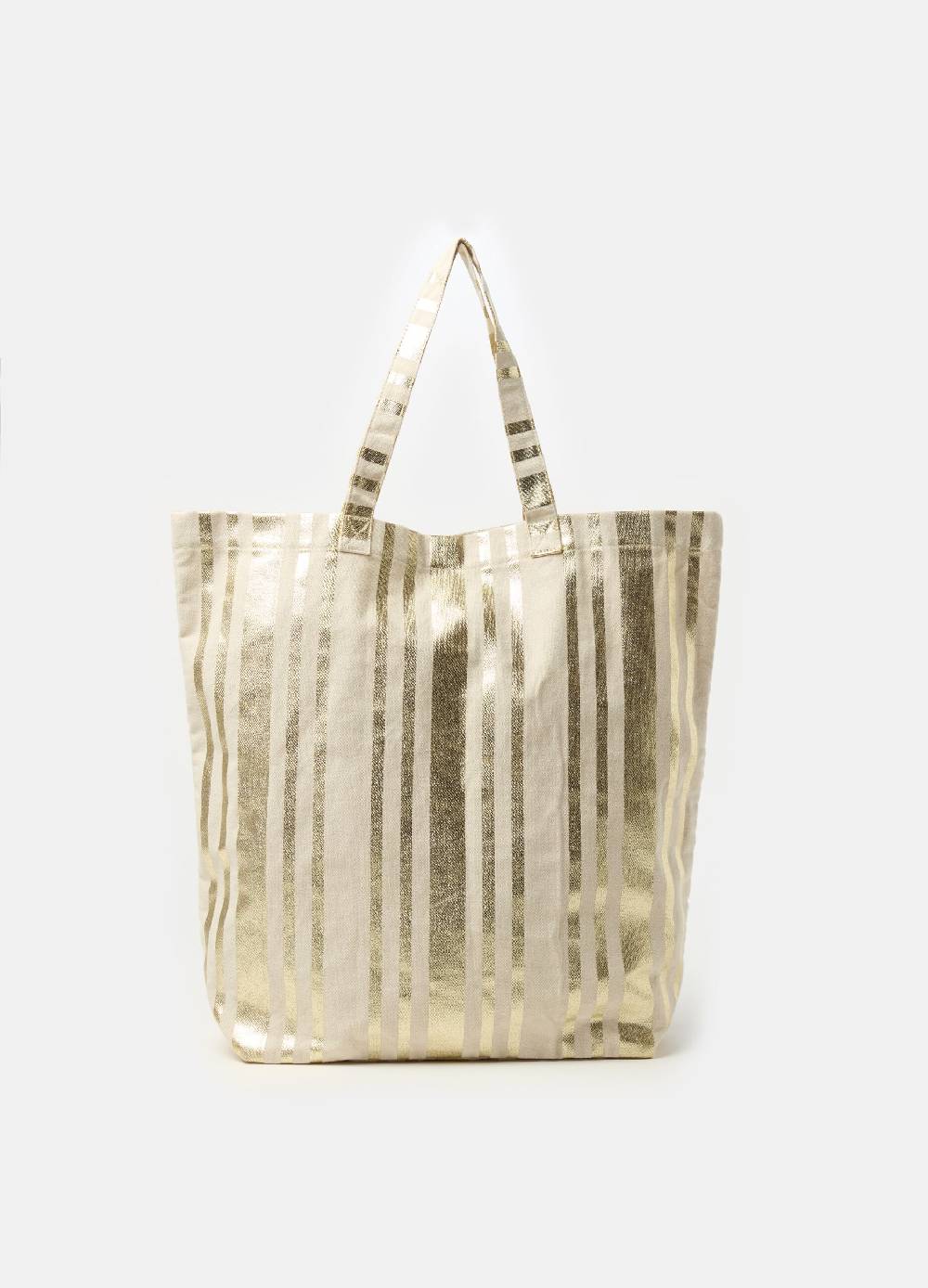 Ovs Borsa shopper a righe foil