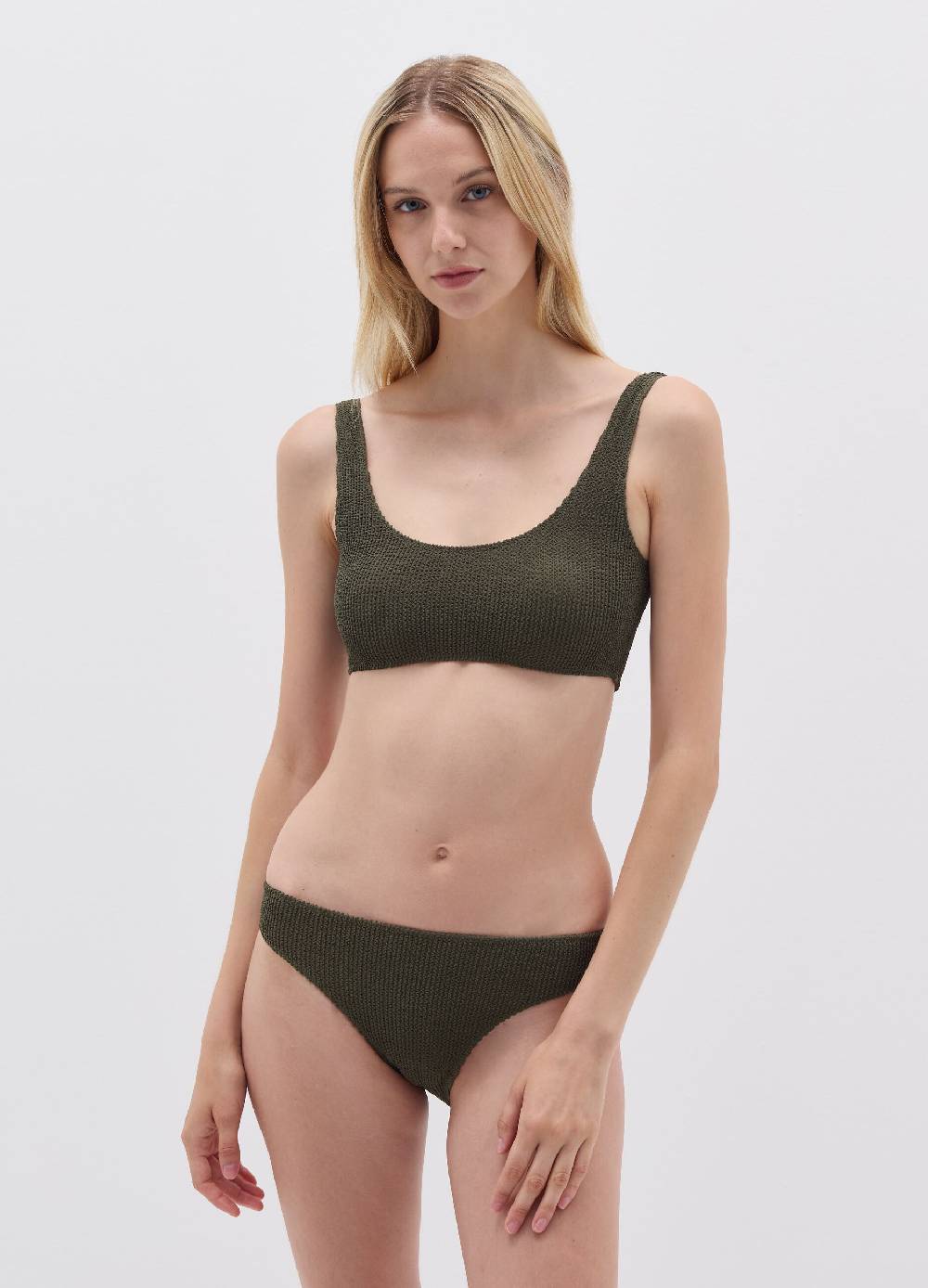 Ovs Bralette bikini con trama ondulata