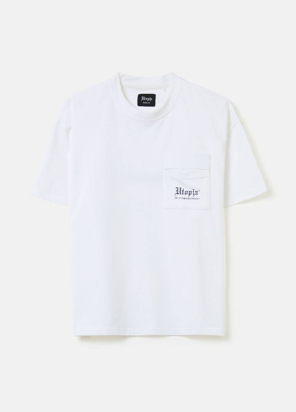 Ovs Branding Cargo T-shirt White