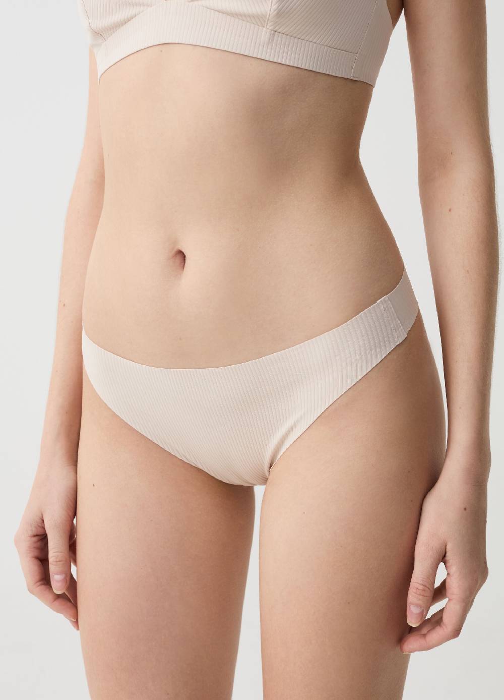 Ovs Brasiliano In Microfibra A Costine The Nude