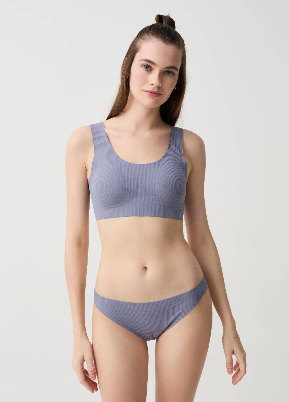 Ovs Brasiliano in microfibra a costine The Nude