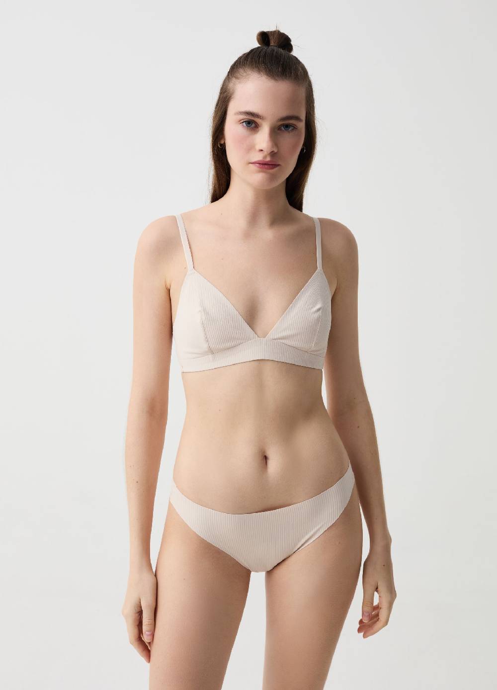 Ovs Brasiliano in microfibra a costine The Nude