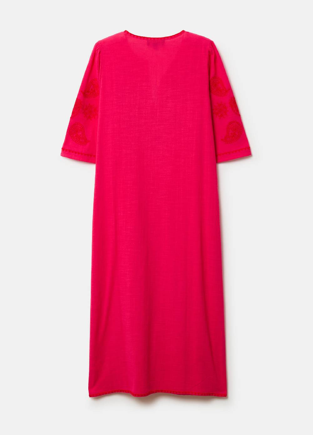 Ovs Caftano Lungo Copri Costume Ricami Paisley