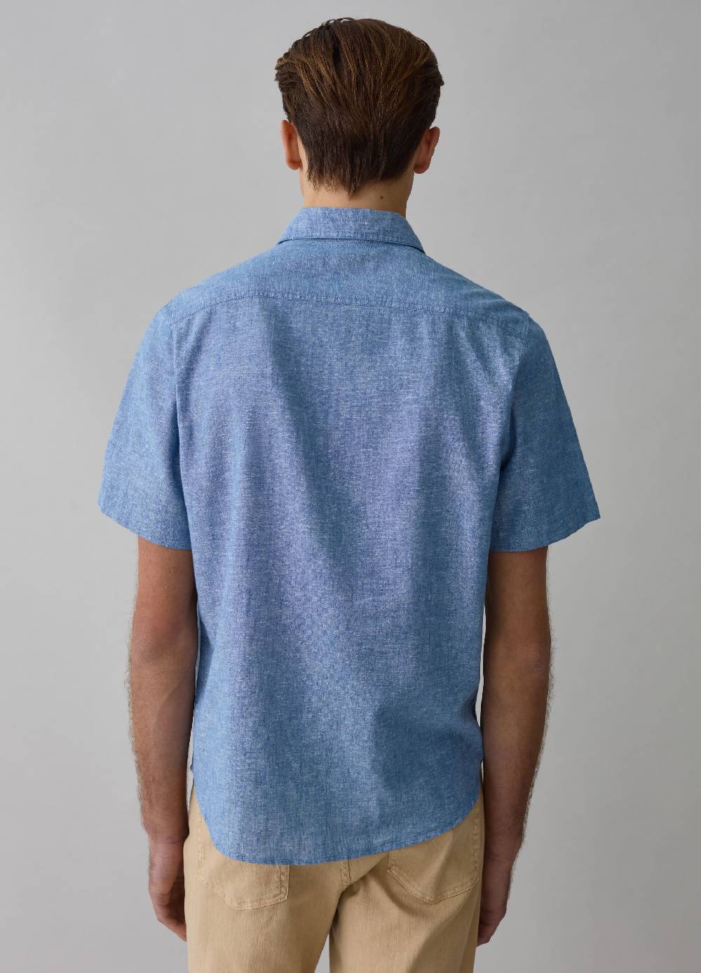 Ovs Camicia A Maniche Corte Chambray