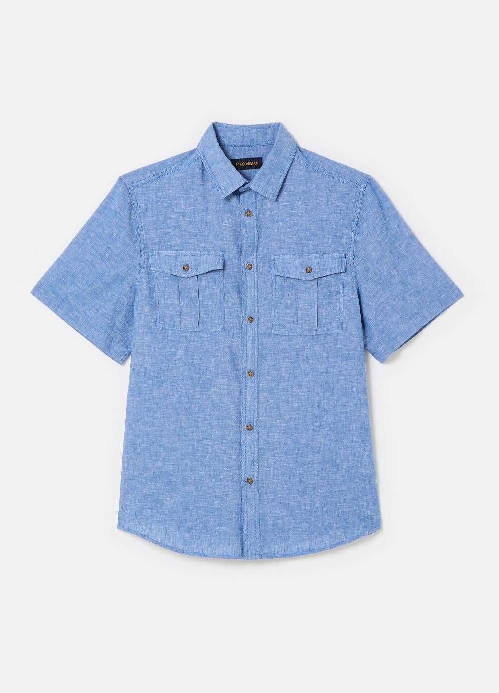 Ovs Camicia A Maniche Corte Chambray