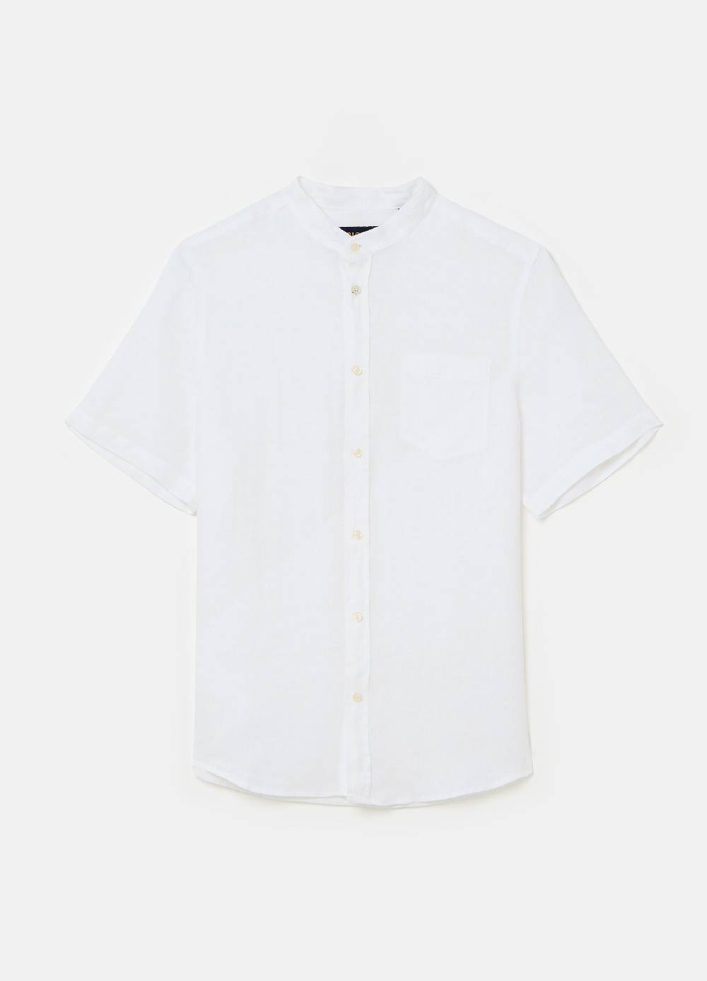 Ovs Camicia A Maniche Corte Collo Alla Coreana