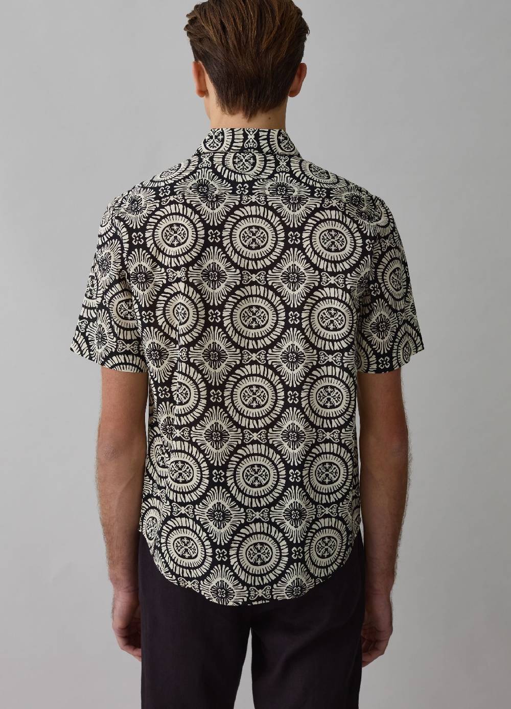 Ovs Camicia A Maniche Corte Con Stampa Etnica