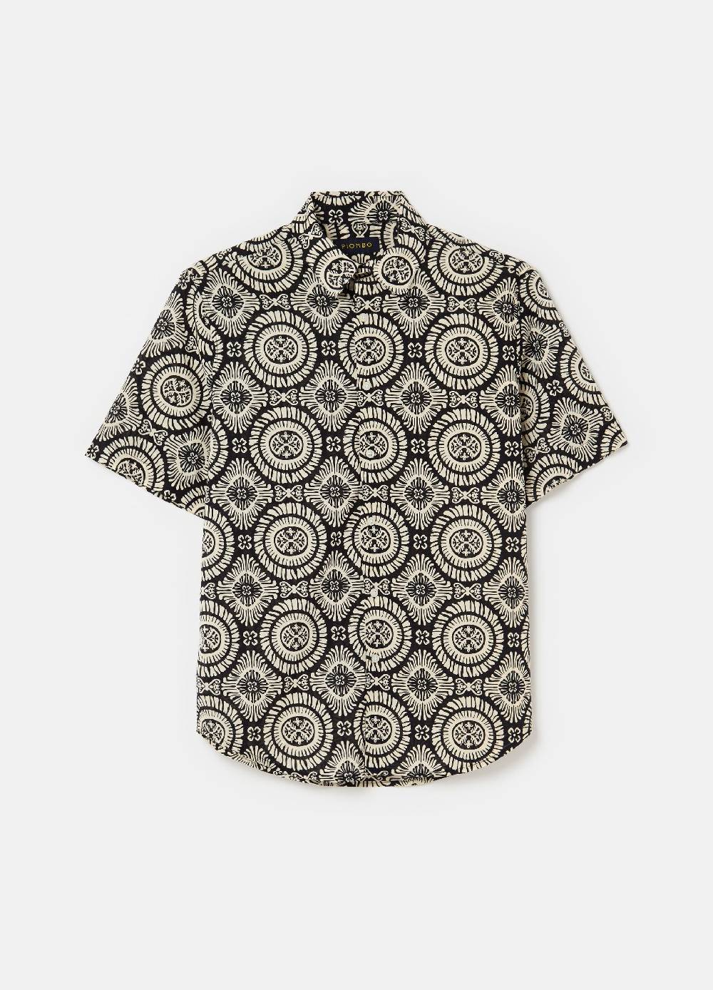 Ovs Camicia A Maniche Corte Con Stampa Etnica