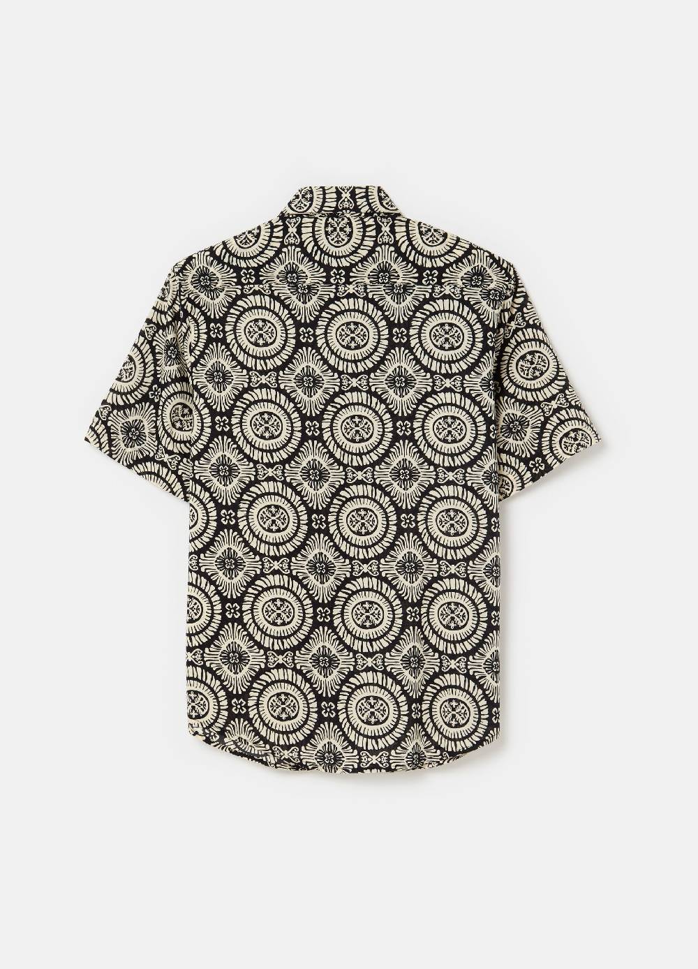 Ovs Camicia A Maniche Corte Con Stampa Etnica