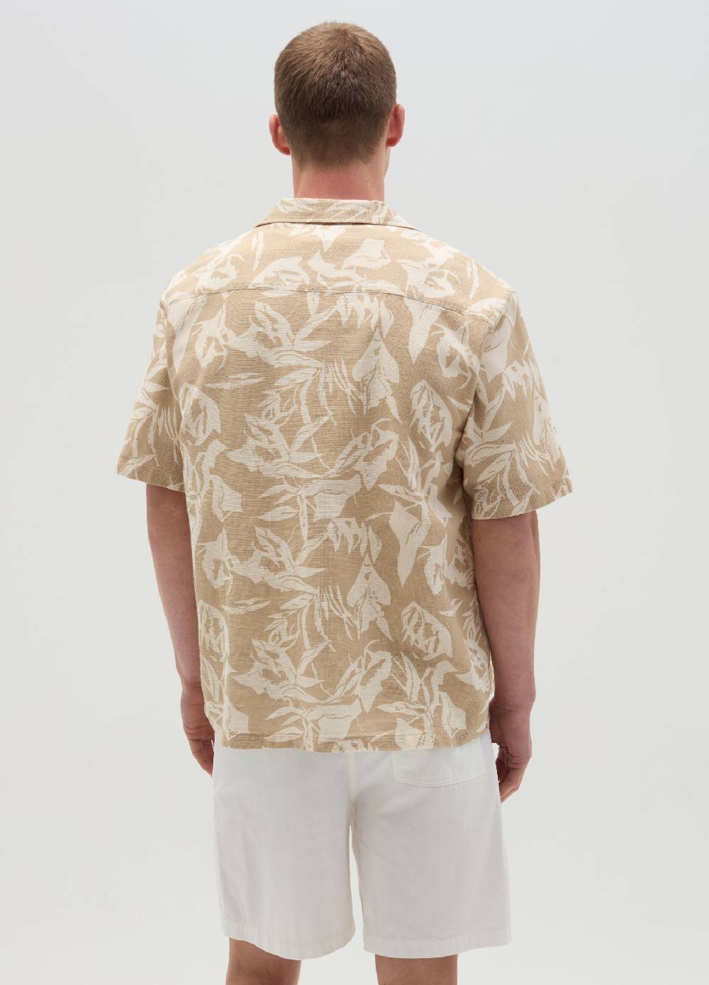 Ovs Camicia A Maniche Corte Con Stampa Foliage