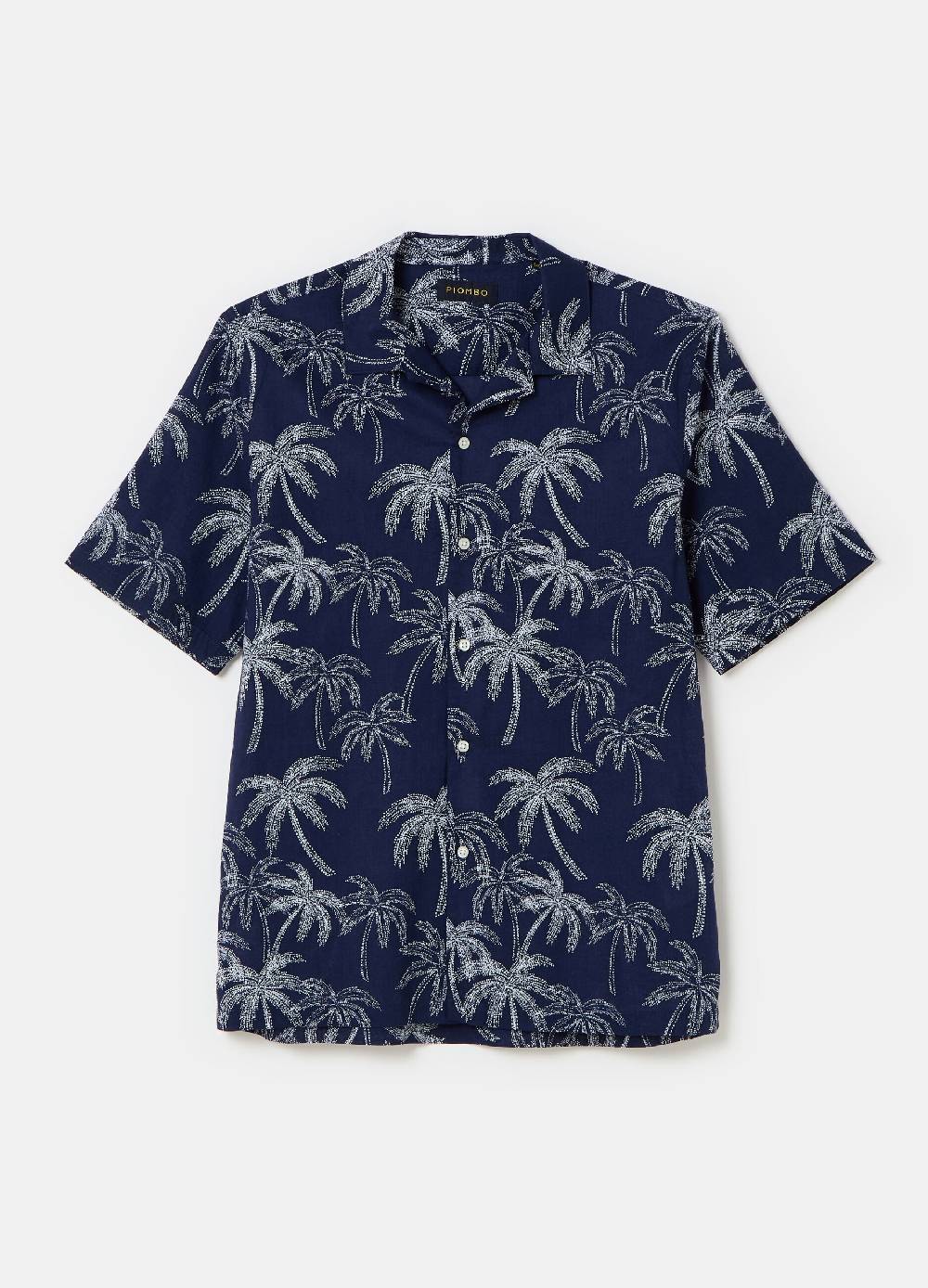 Ovs Camicia A Maniche Corte Con Stampa Palme