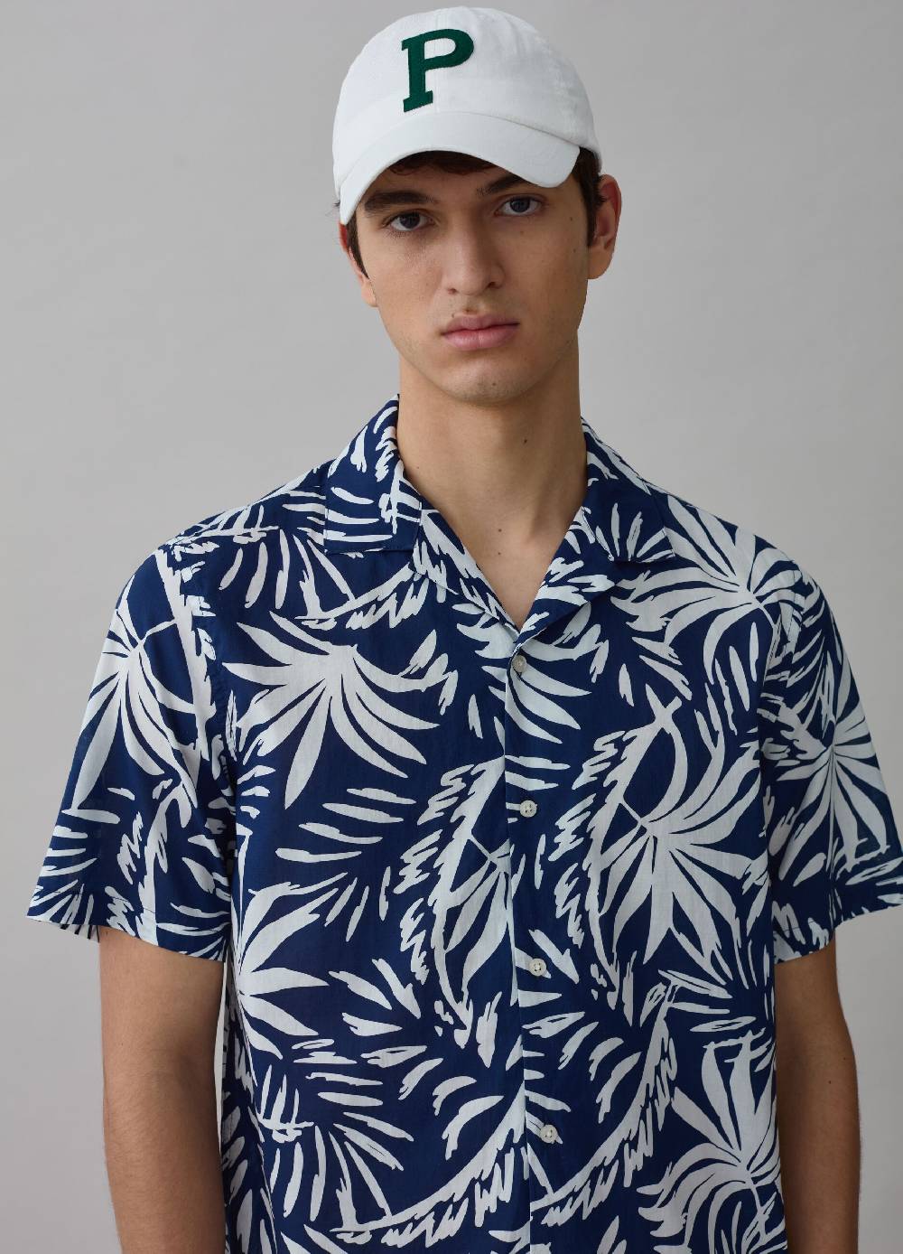 Ovs Camicia A Maniche Corte Con Stampa Palme