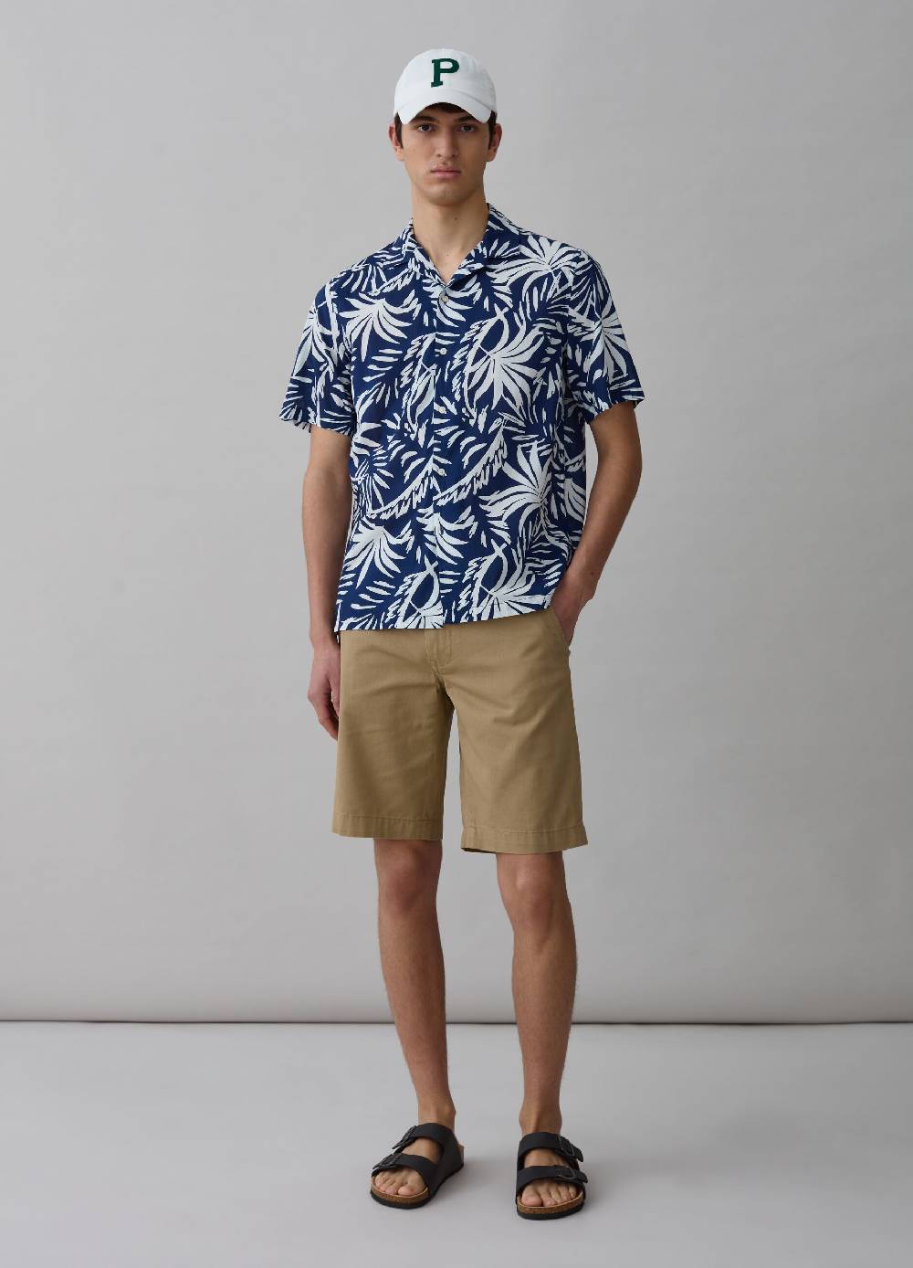 Ovs Camicia A Maniche Corte Con Stampa Palme