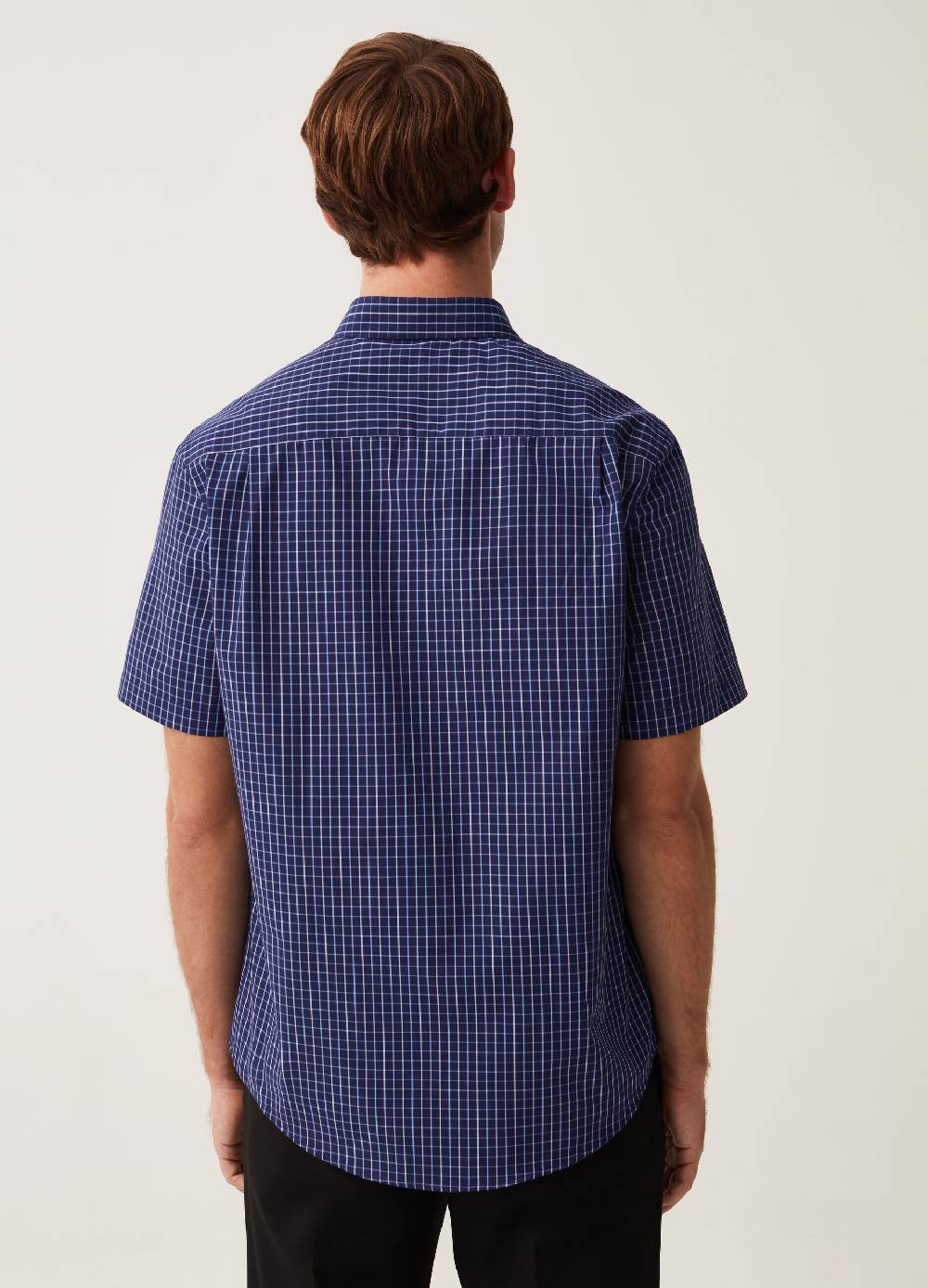 Ovs Camicia A Maniche Corte Easy Iron A Quadretti