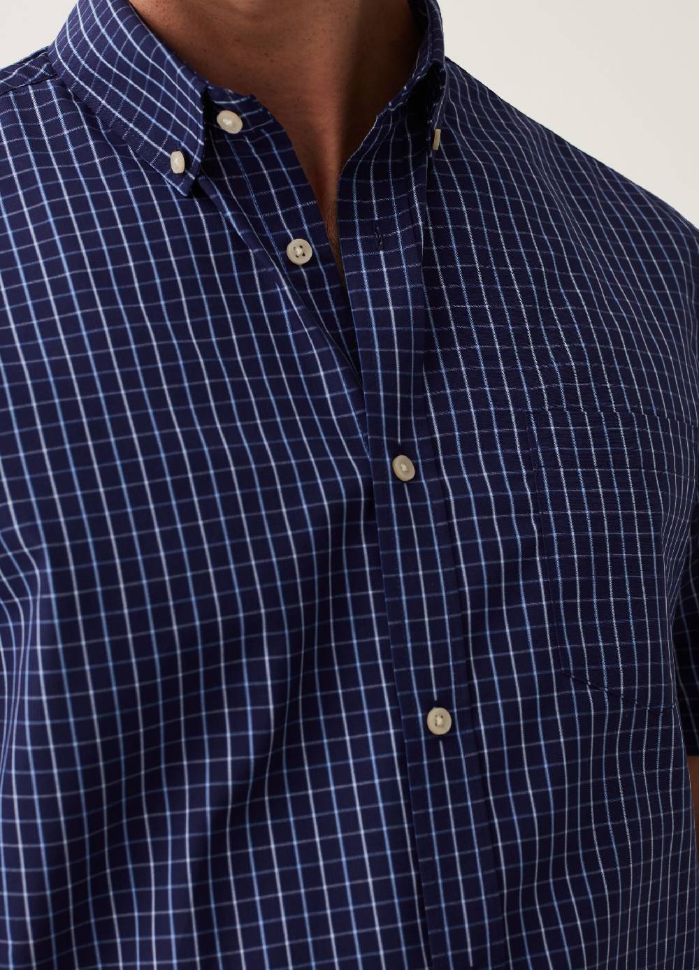 Ovs Camicia A Maniche Corte Easy Iron A Quadretti