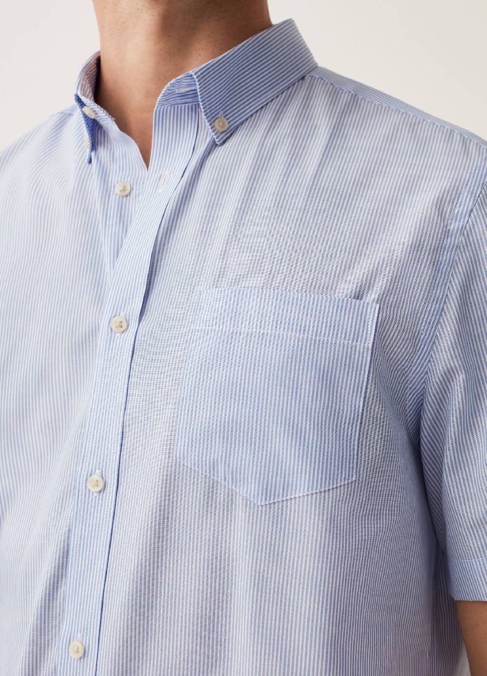Ovs Camicia A Maniche Corte Easy Iron